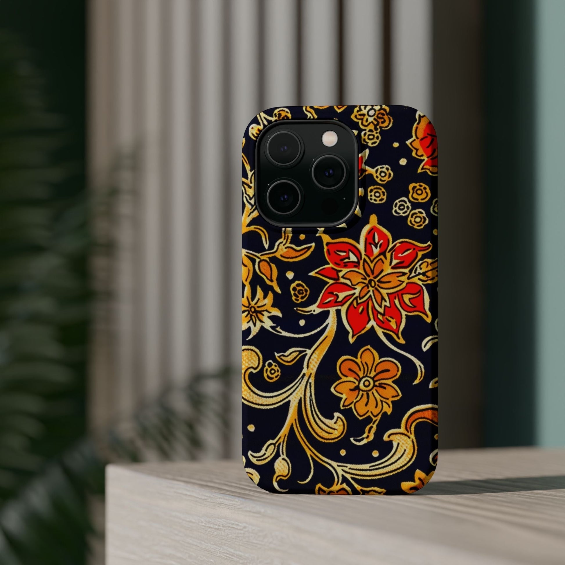 Floral Baroque Magnetic Impact Phone Case - DIGITAL X