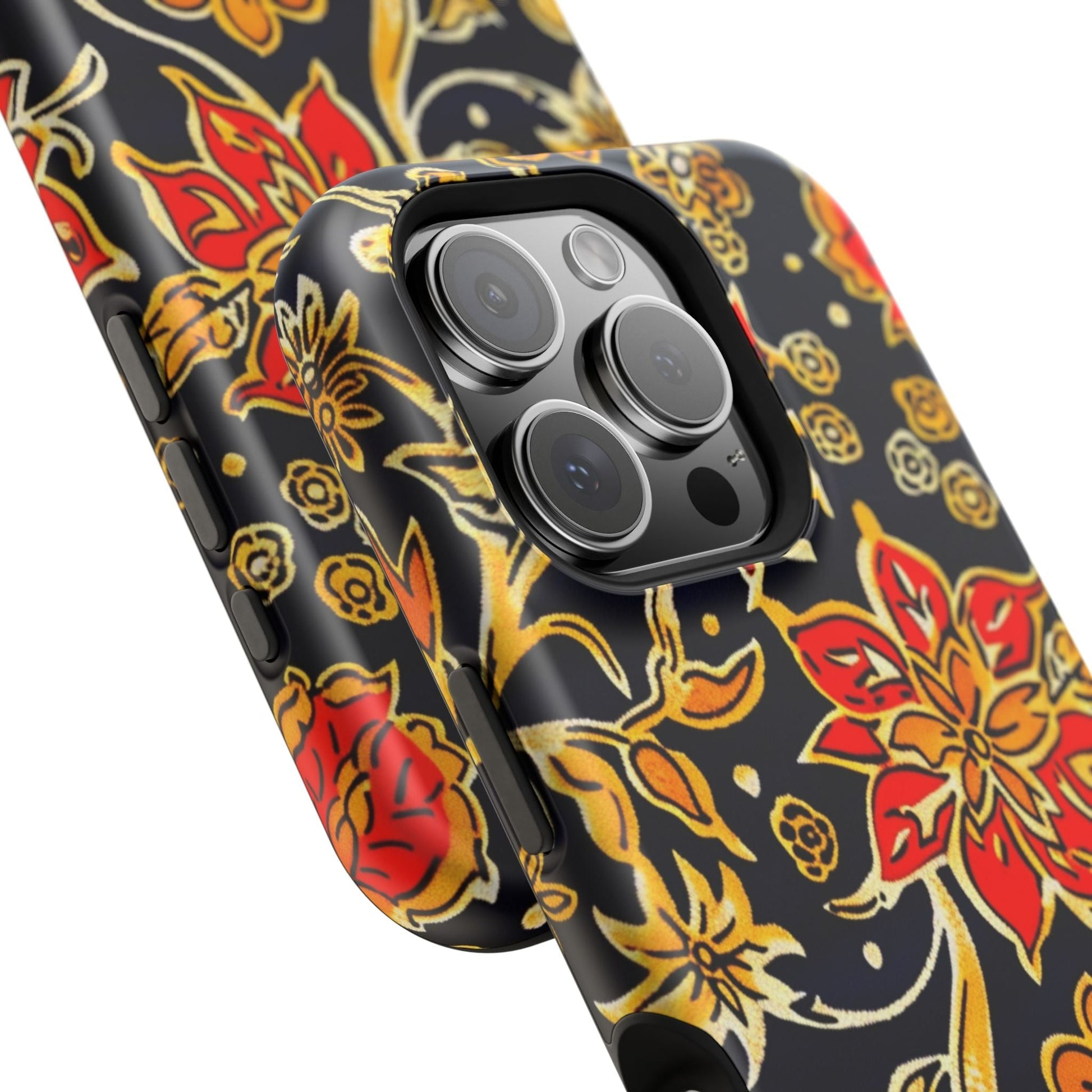Floral Baroque Magnetic Impact Phone Case - DIGITAL X