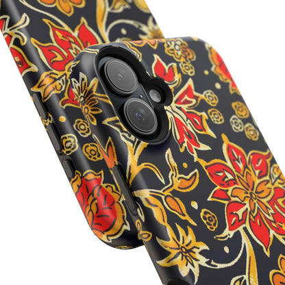 Floral Baroque Magnetic Impact Phone Case - DIGITAL X