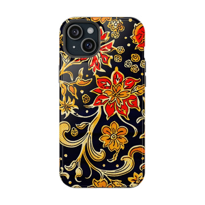 Floral Baroque Magnetic Impact Phone Case - DIGITAL X