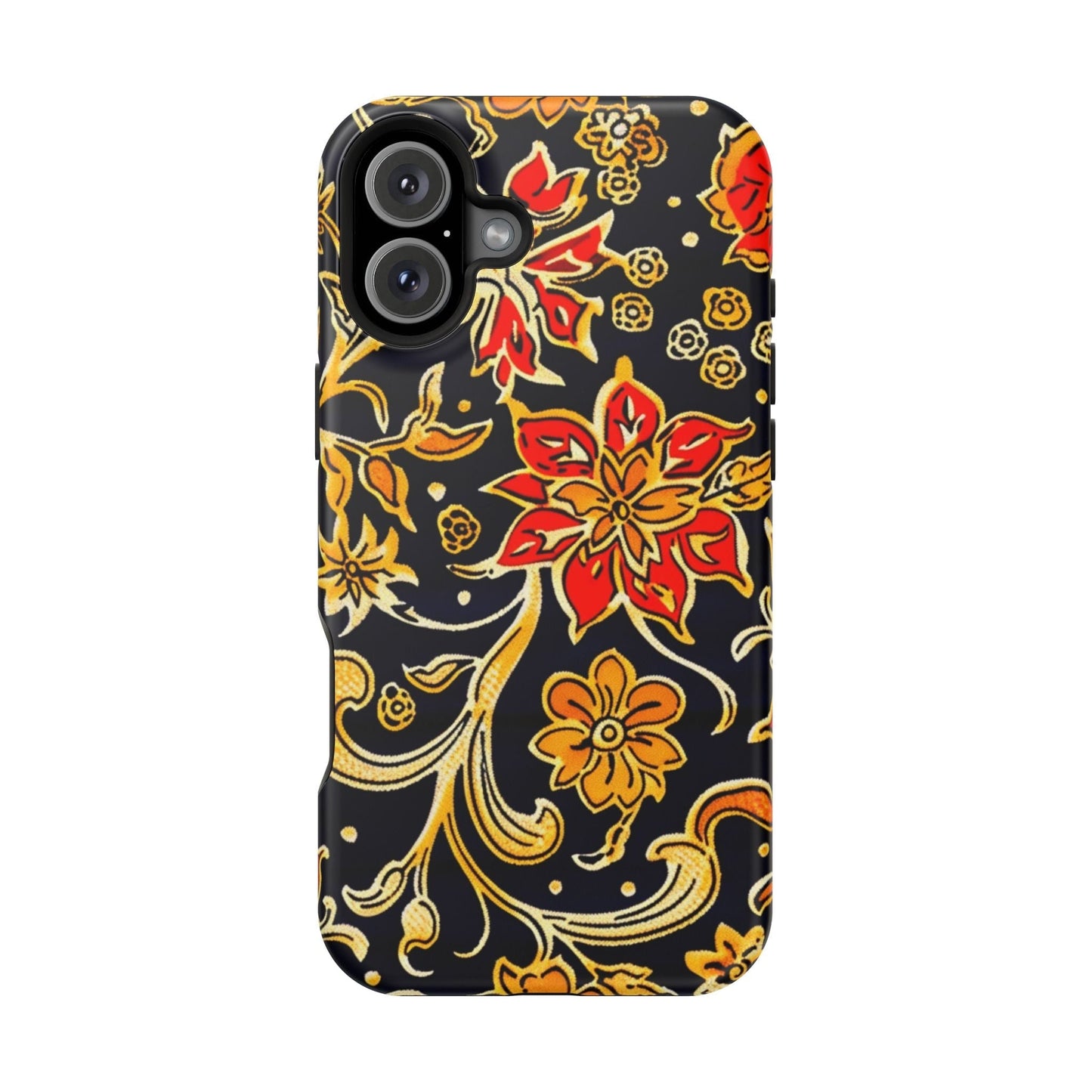 Floral Baroque Magnetic Impact Phone Case - DIGITAL X