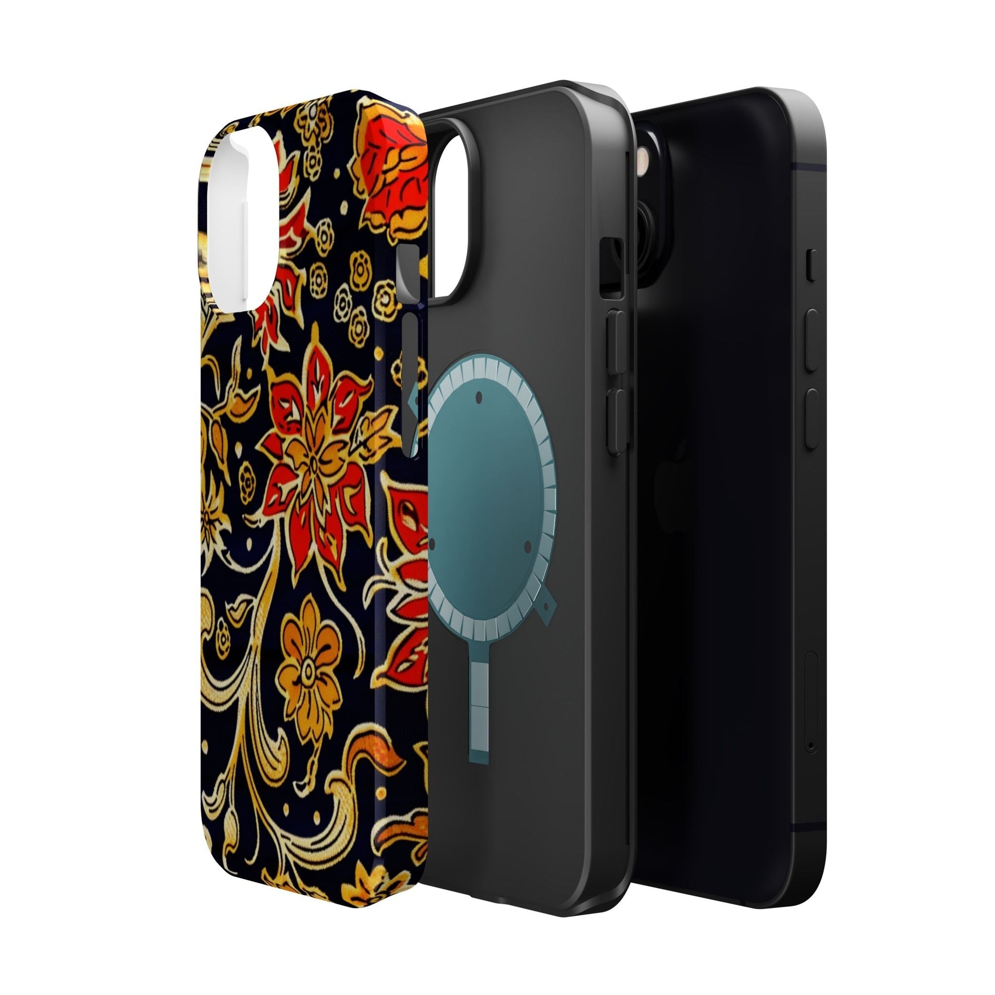 Floral Baroque Magnetic Impact Phone Case - DIGITAL X