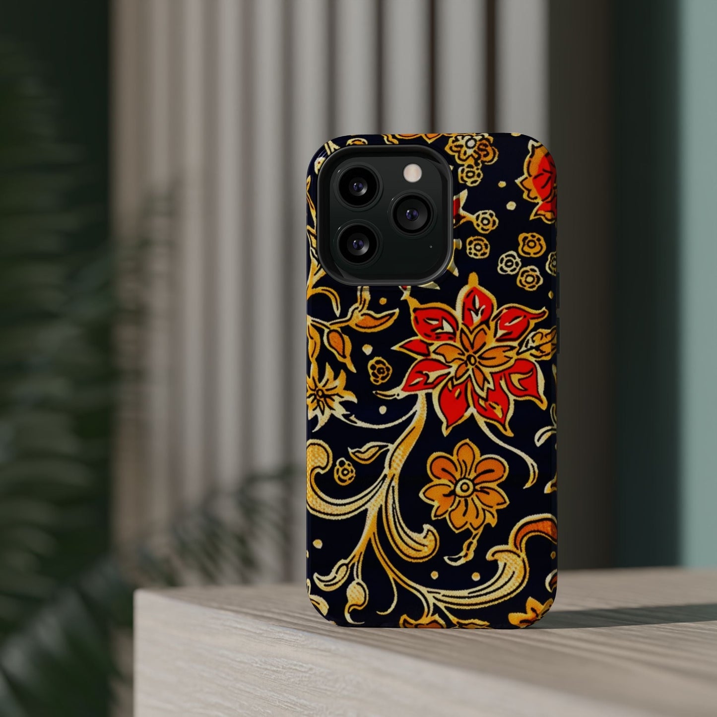 Floral Baroque Magnetic Impact Phone Case - DIGITAL X