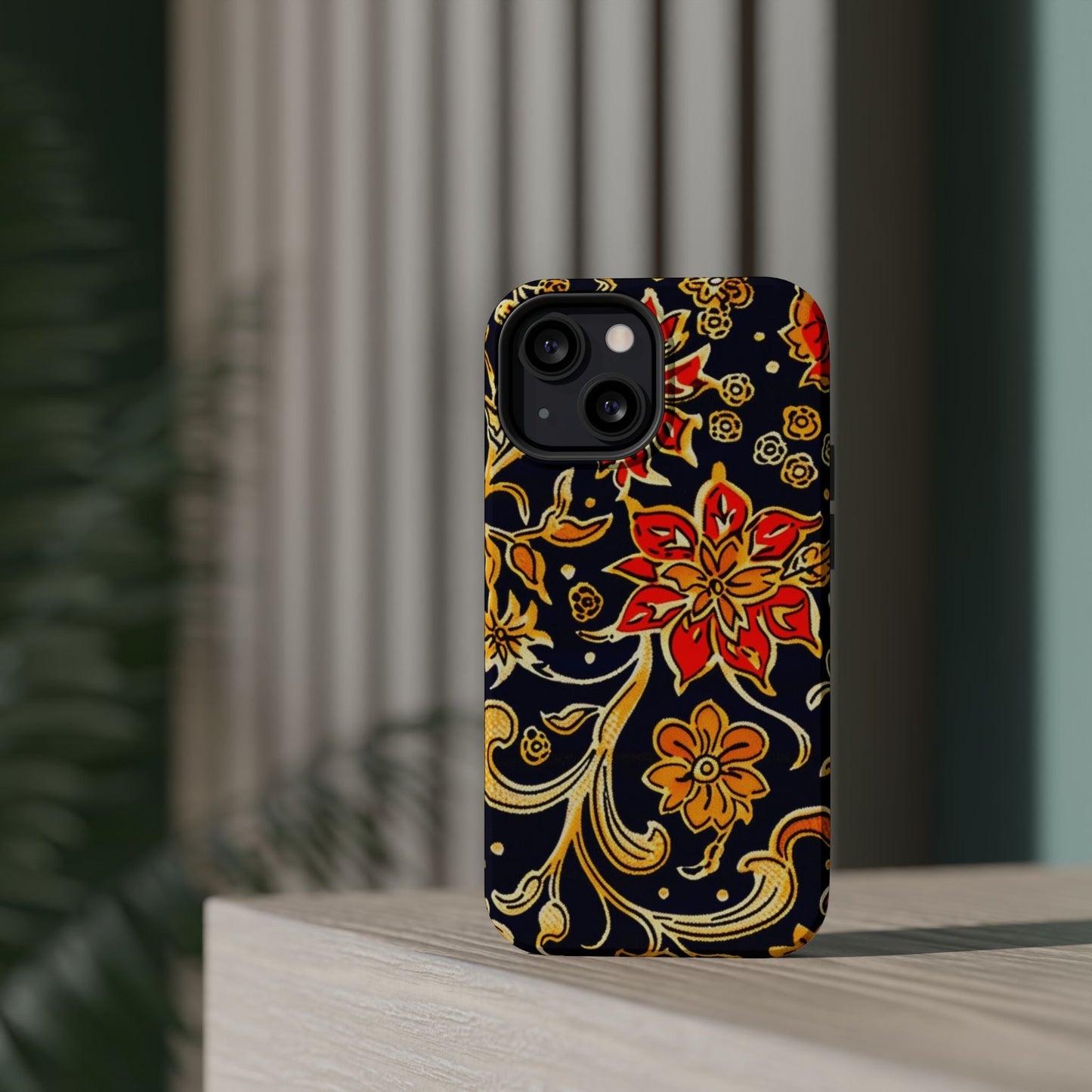 Floral Baroque Magnetic Impact Phone Case - DIGITAL X