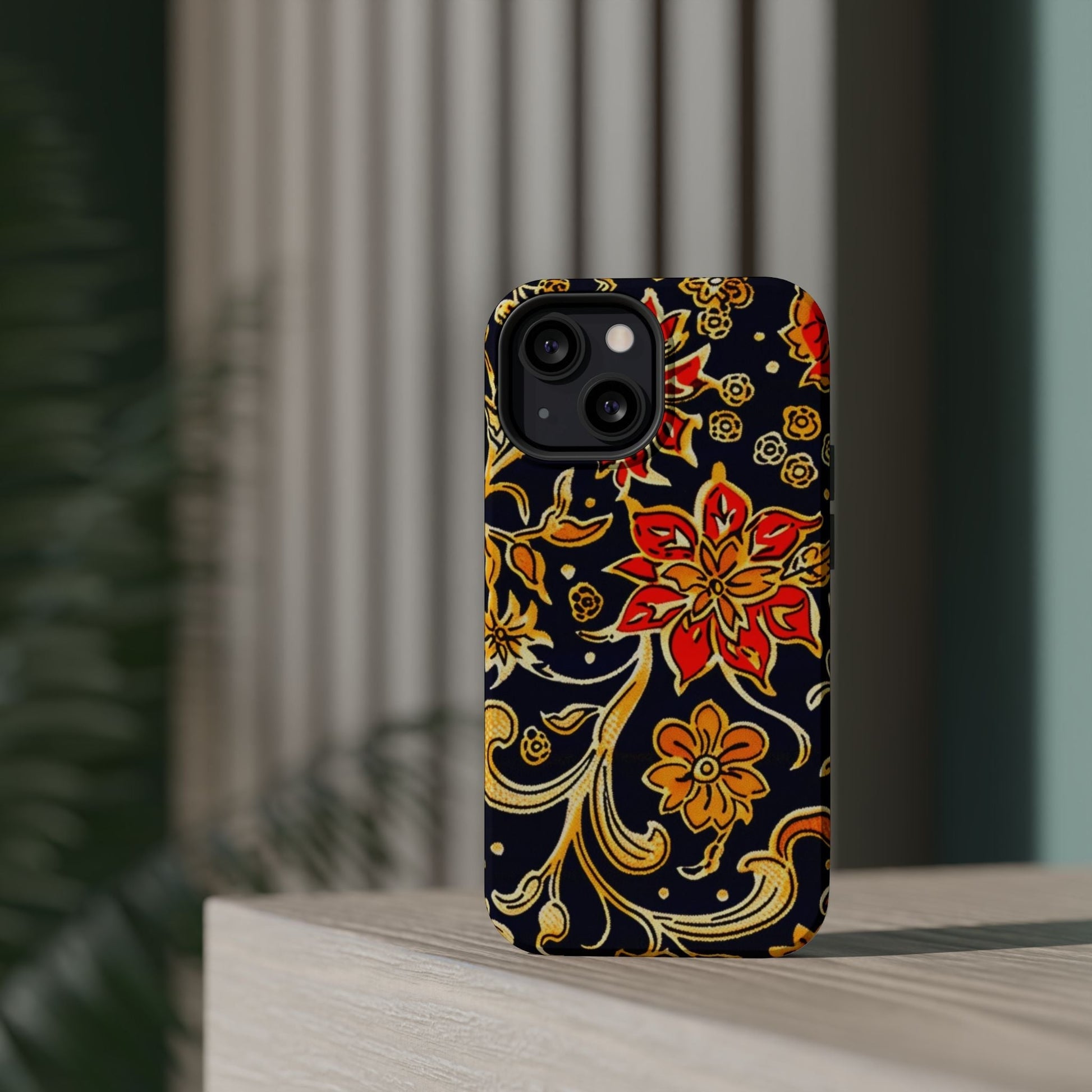 Floral Baroque Magnetic Impact Phone Case - DIGITAL X