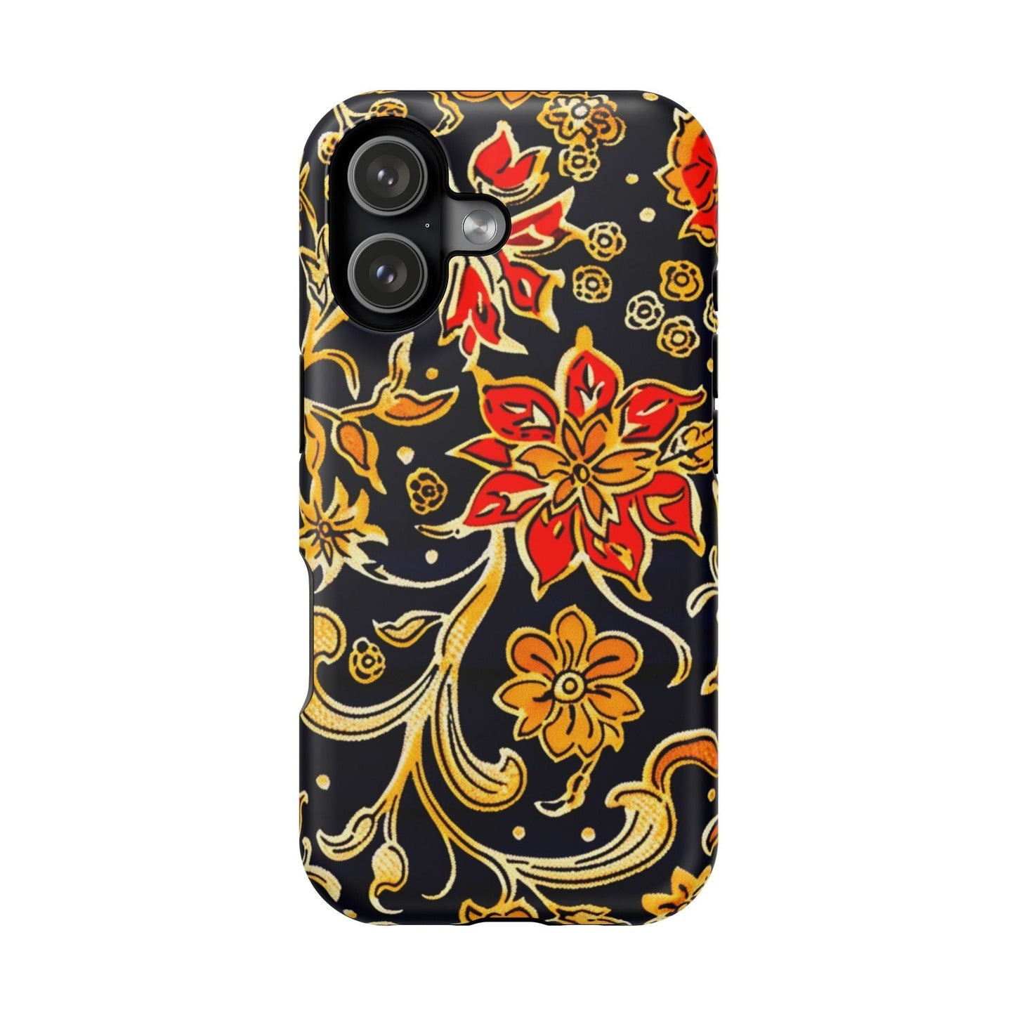 Floral Baroque Magnetic Impact Phone Case - DIGITAL X