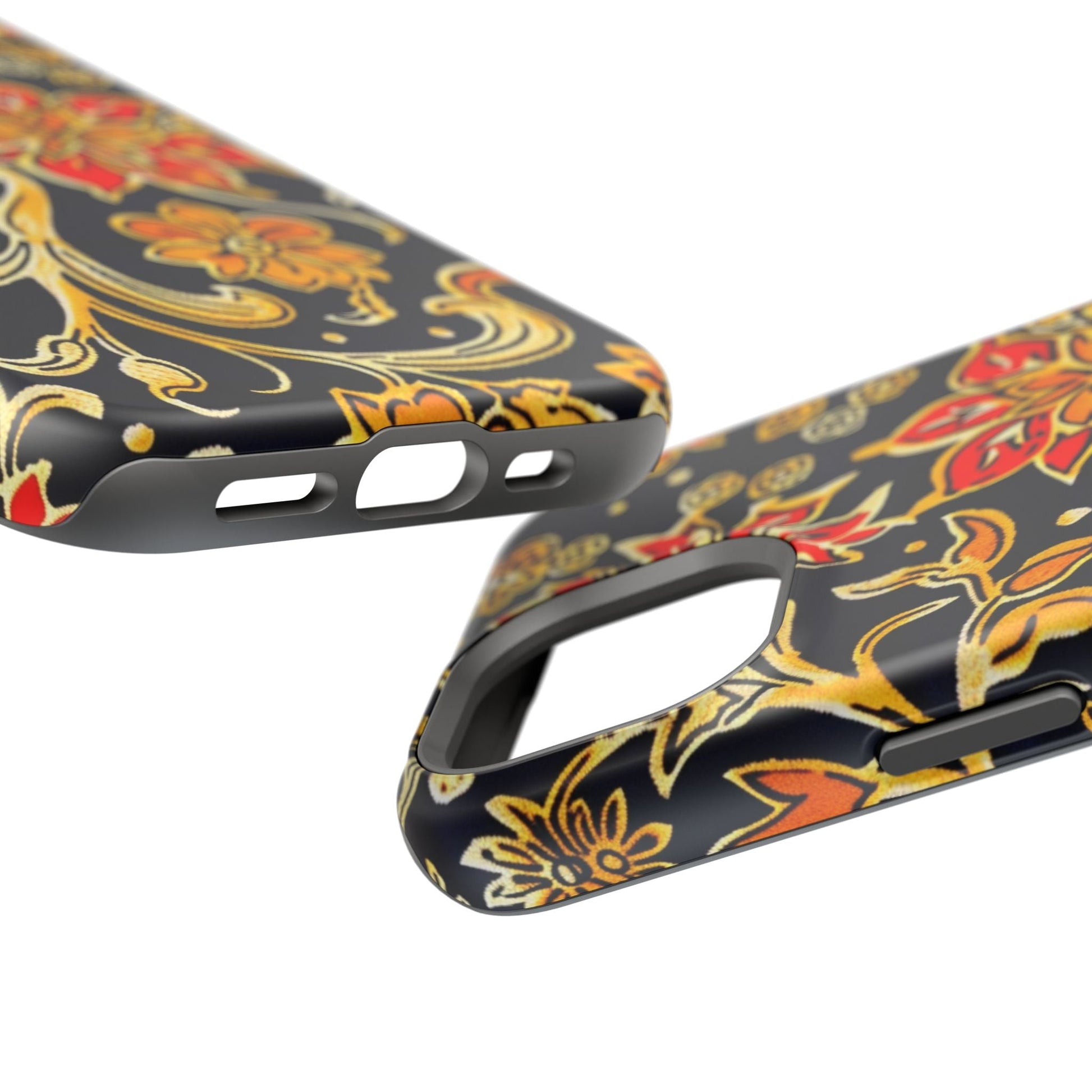 Floral Baroque Magnetic Impact Phone Case - DIGITAL X