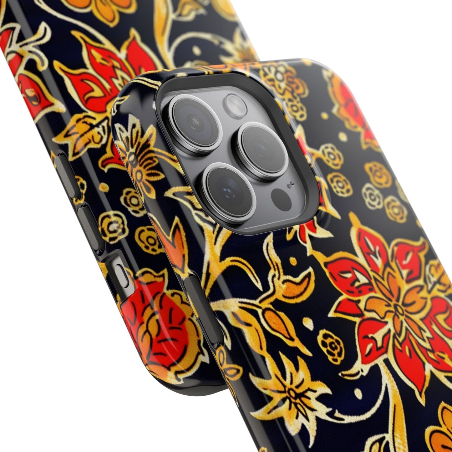 Floral Baroque Magnetic Impact Phone Case - DIGITAL X