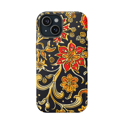 Floral Baroque Magnetic Impact Phone Case - DIGITAL X