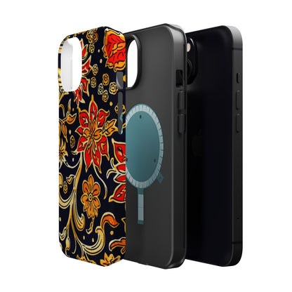 Floral Baroque Magnetic Impact Phone Case - DIGITAL X