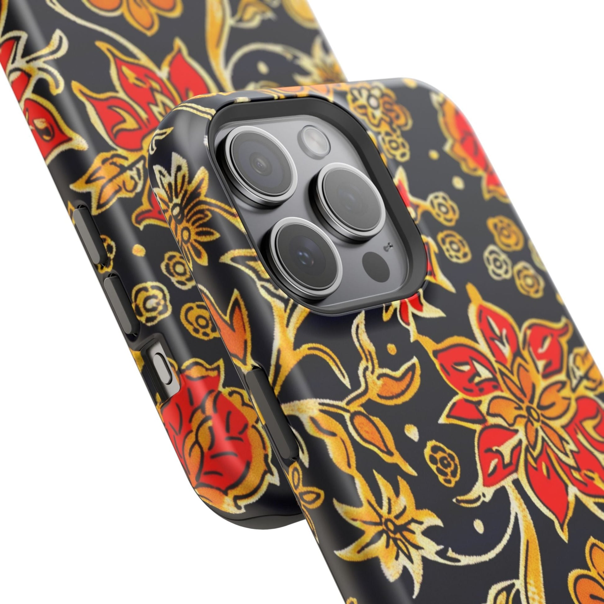 Floral Baroque Magnetic Impact Phone Case - DIGITAL X