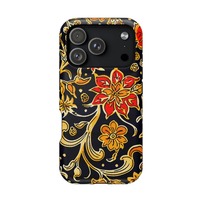 Floral Baroque Magnetic Impact Phone Case - DIGITAL X