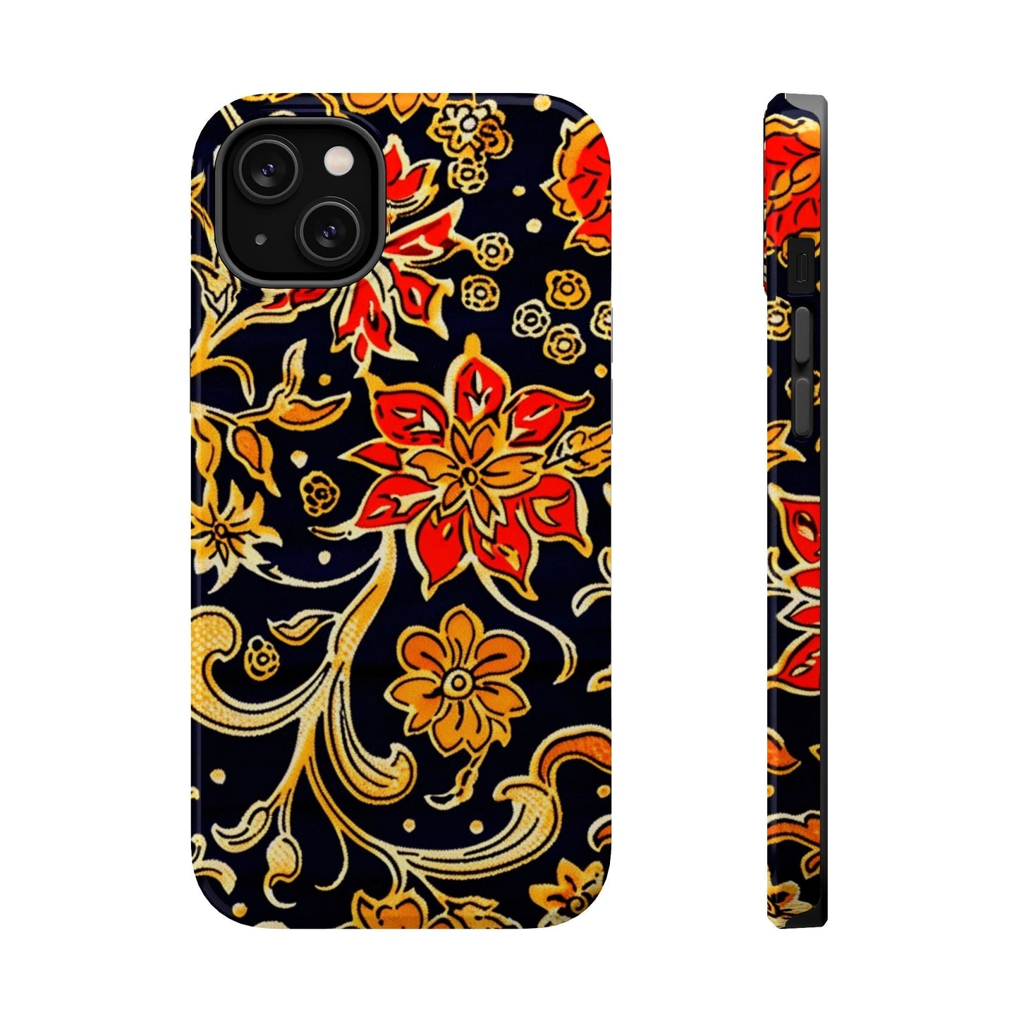 Floral Baroque Magnetic Impact Phone Case - DIGITAL X