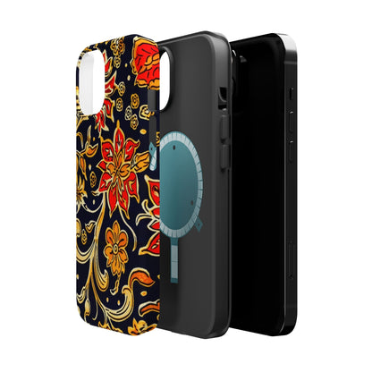 Floral Baroque Magnetic Impact Phone Case - DIGITAL X