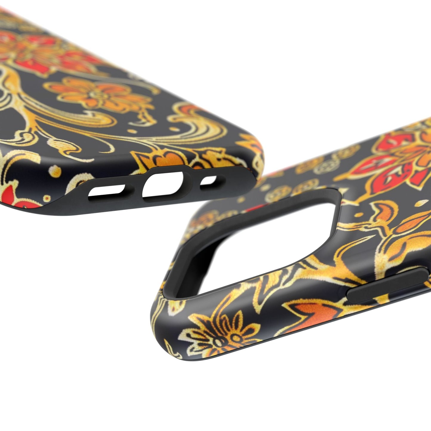 Floral Baroque Magnetic Impact Phone Case - DIGITAL X