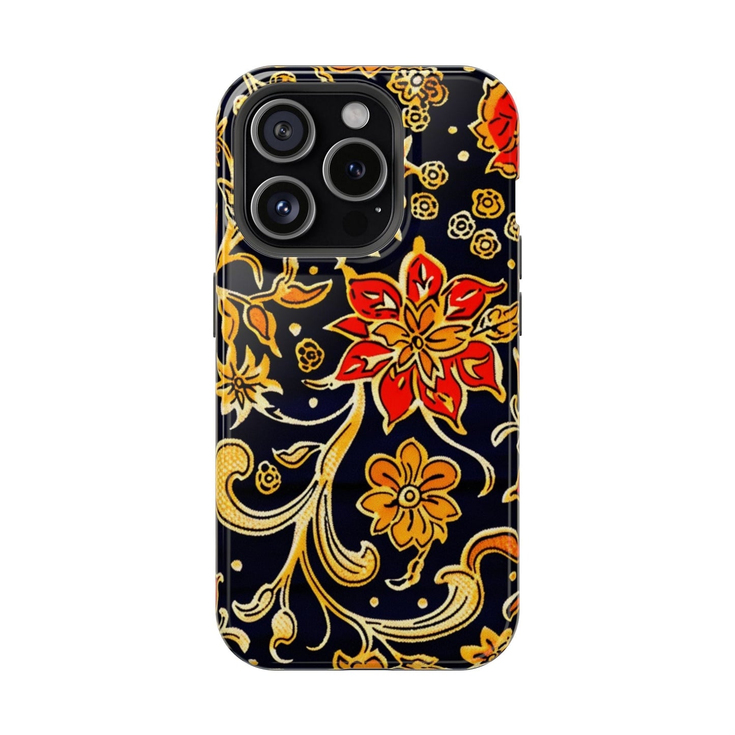 Floral Baroque Magnetic Impact Phone Case - DIGITAL X