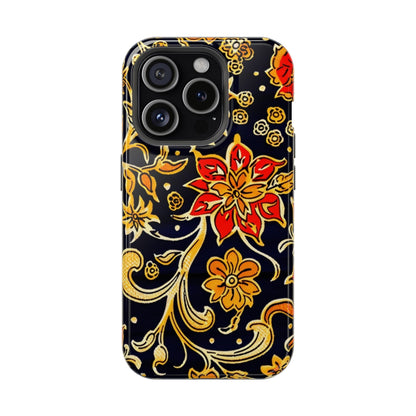 Floral Baroque Magnetic Impact Phone Case - DIGITAL X