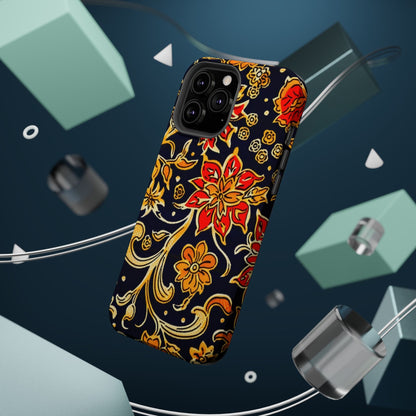 Floral Baroque Magnetic Impact Phone Case - DIGITAL X