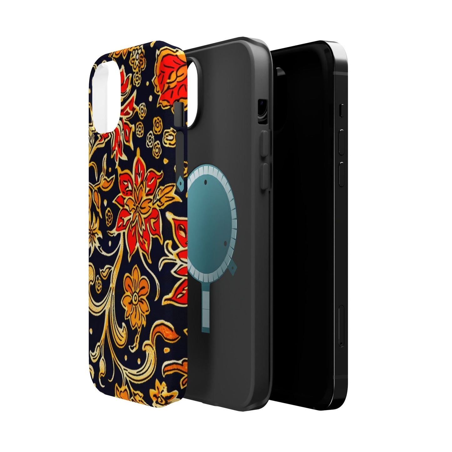Floral Baroque Magnetic Impact Phone Case - DIGITAL X