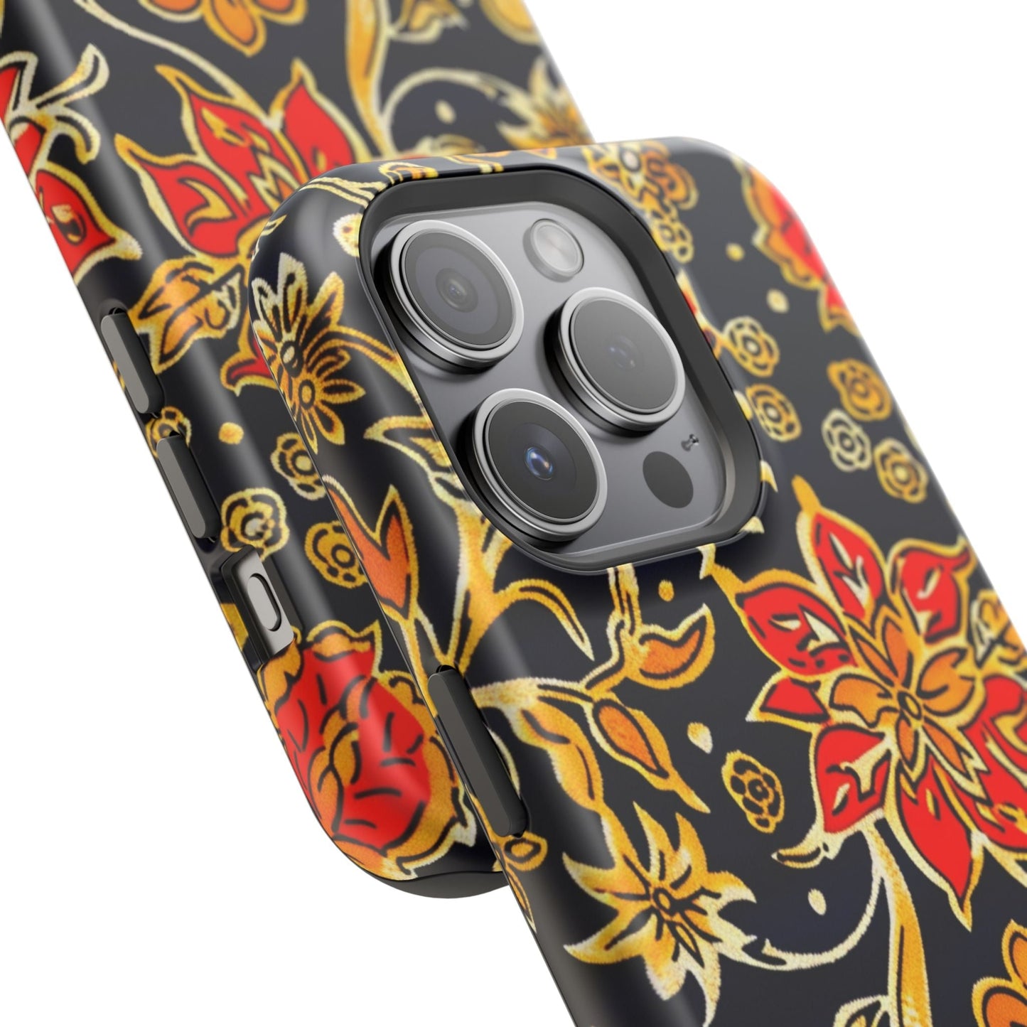Floral Baroque Magnetic Impact Phone Case - DIGITAL X