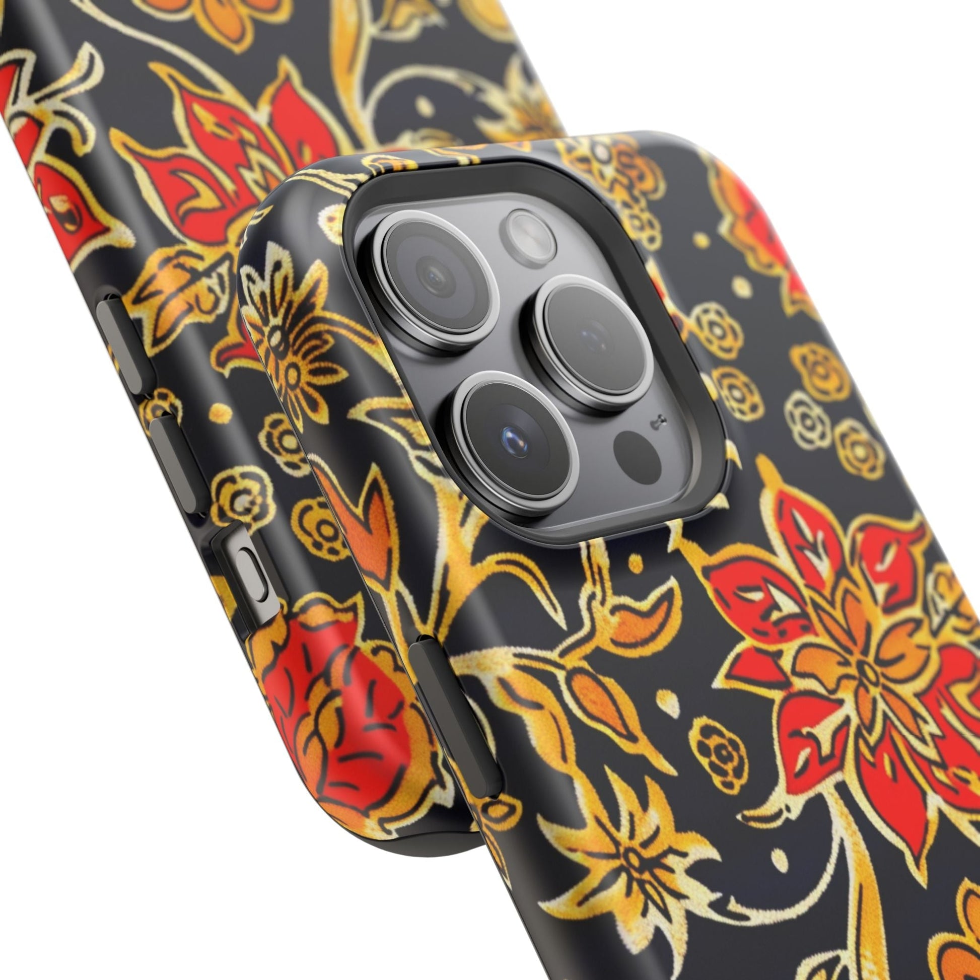 Floral Baroque Magnetic Impact Phone Case - DIGITAL X