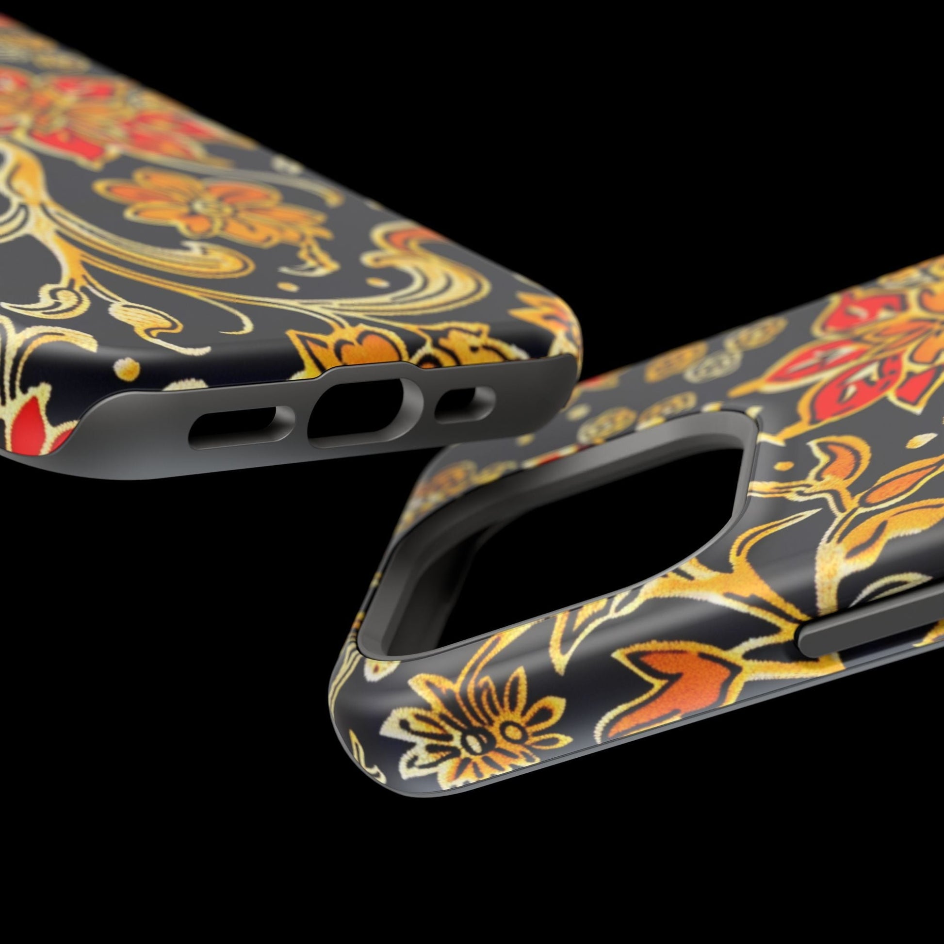 Floral Baroque Magnetic Impact Phone Case - DIGITAL X