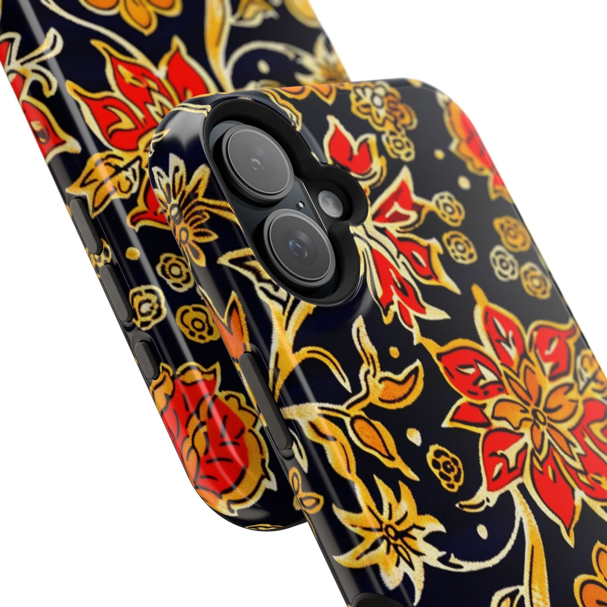 Floral Baroque Magnetic Impact Phone Case - DIGITAL X