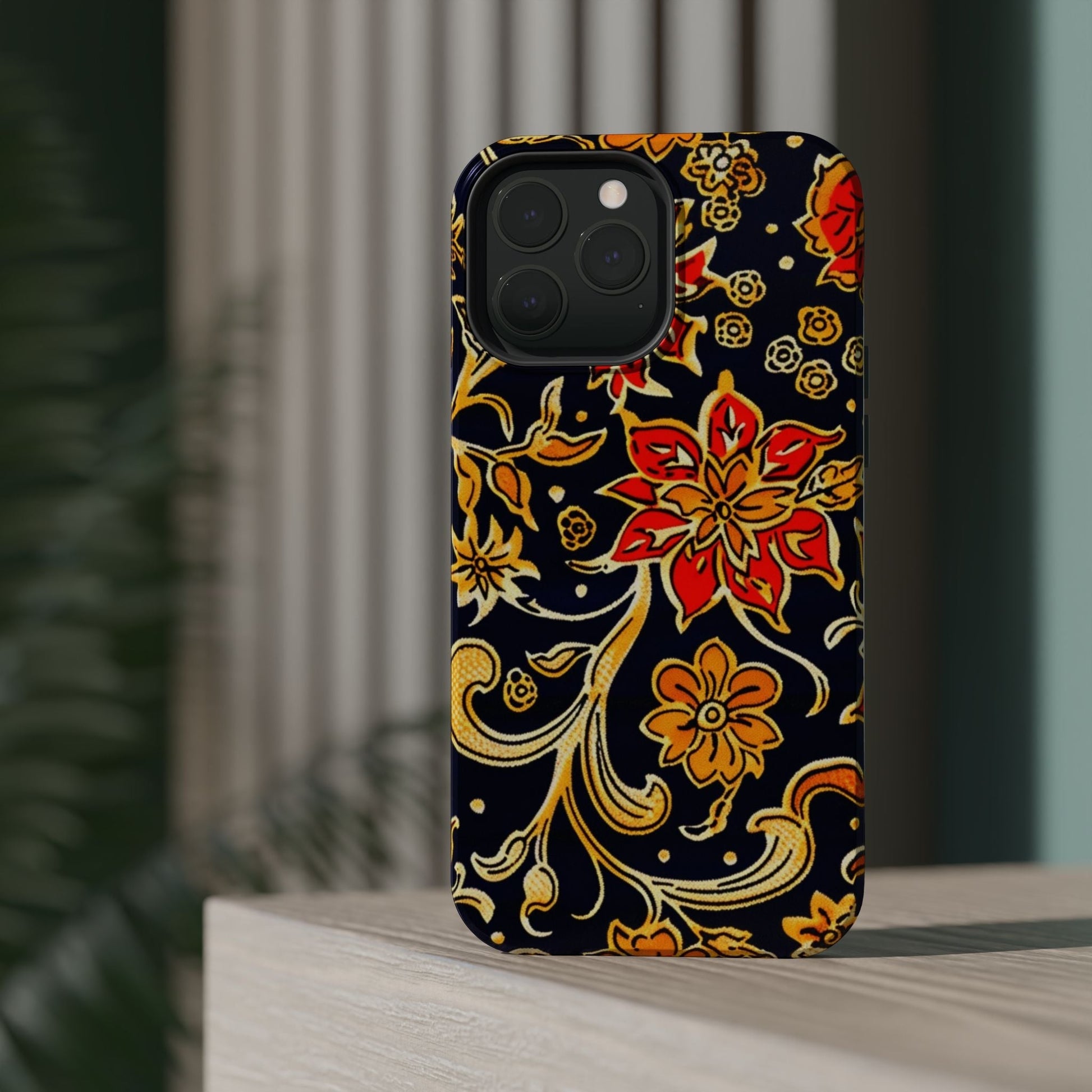 Floral Baroque Magnetic Impact Phone Case - DIGITAL X