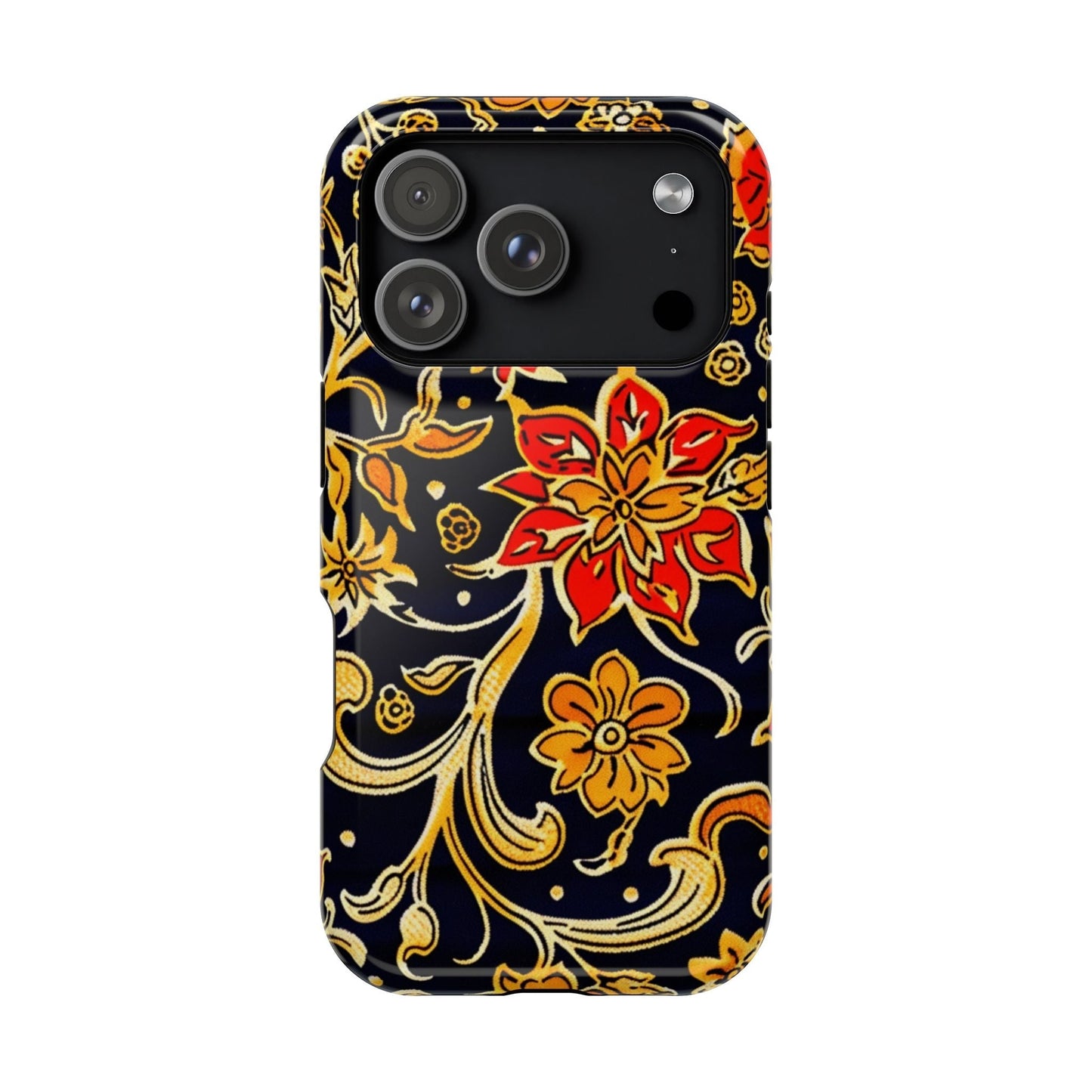 Floral Baroque Magnetic Impact Phone Case - DIGITAL X