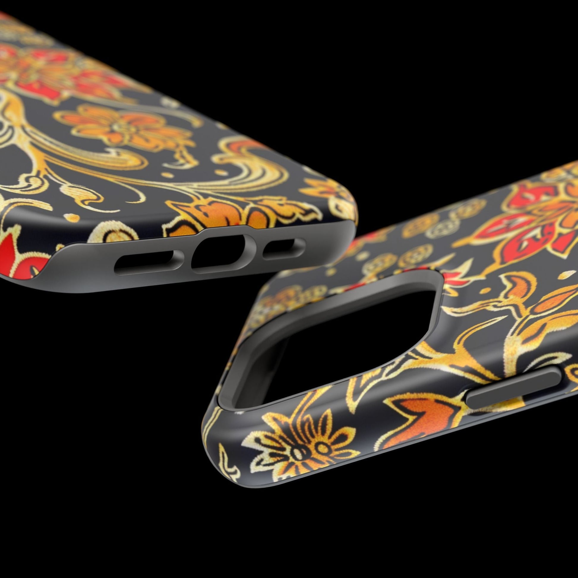 Floral Baroque Magnetic Impact Phone Case - DIGITAL X