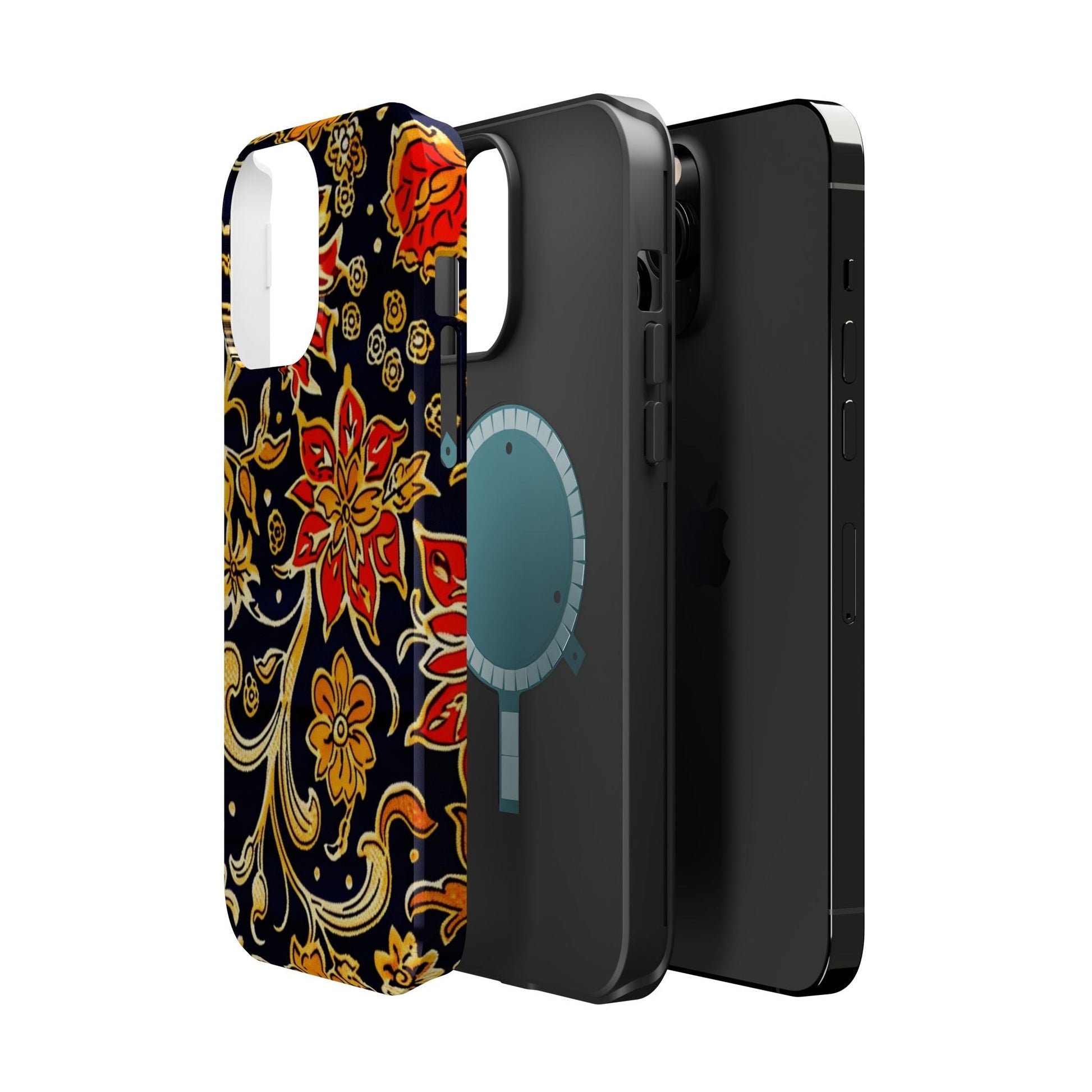 Floral Baroque Magnetic Impact Phone Case - DIGITAL X