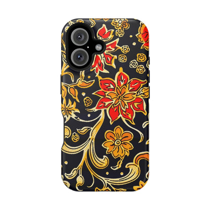 Floral Baroque Magnetic Impact Phone Case - DIGITAL X