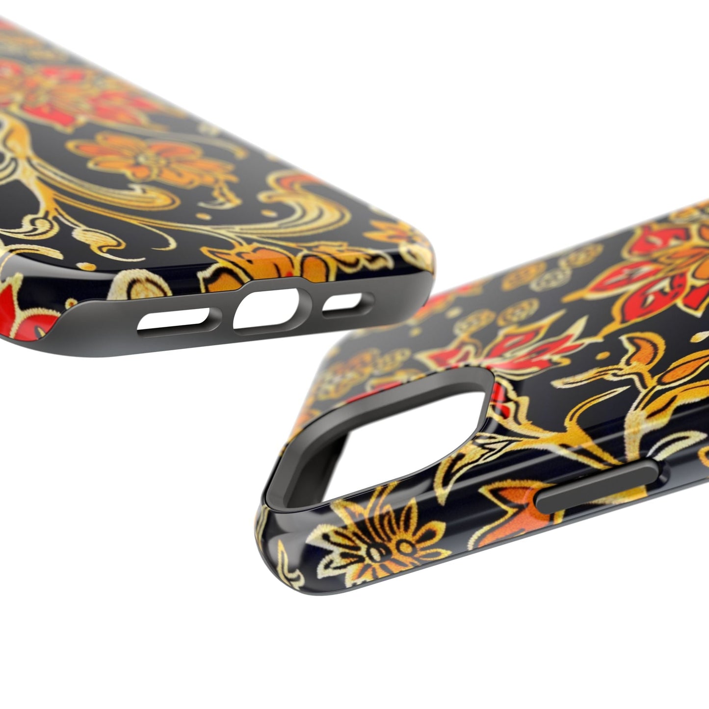Floral Baroque Magnetic Impact Phone Case - DIGITAL X