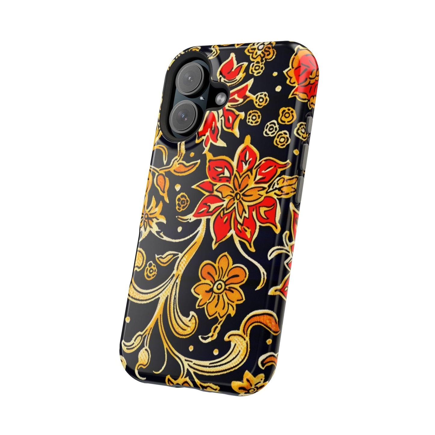 Floral Baroque Magnetic Impact Phone Case - DIGITAL X