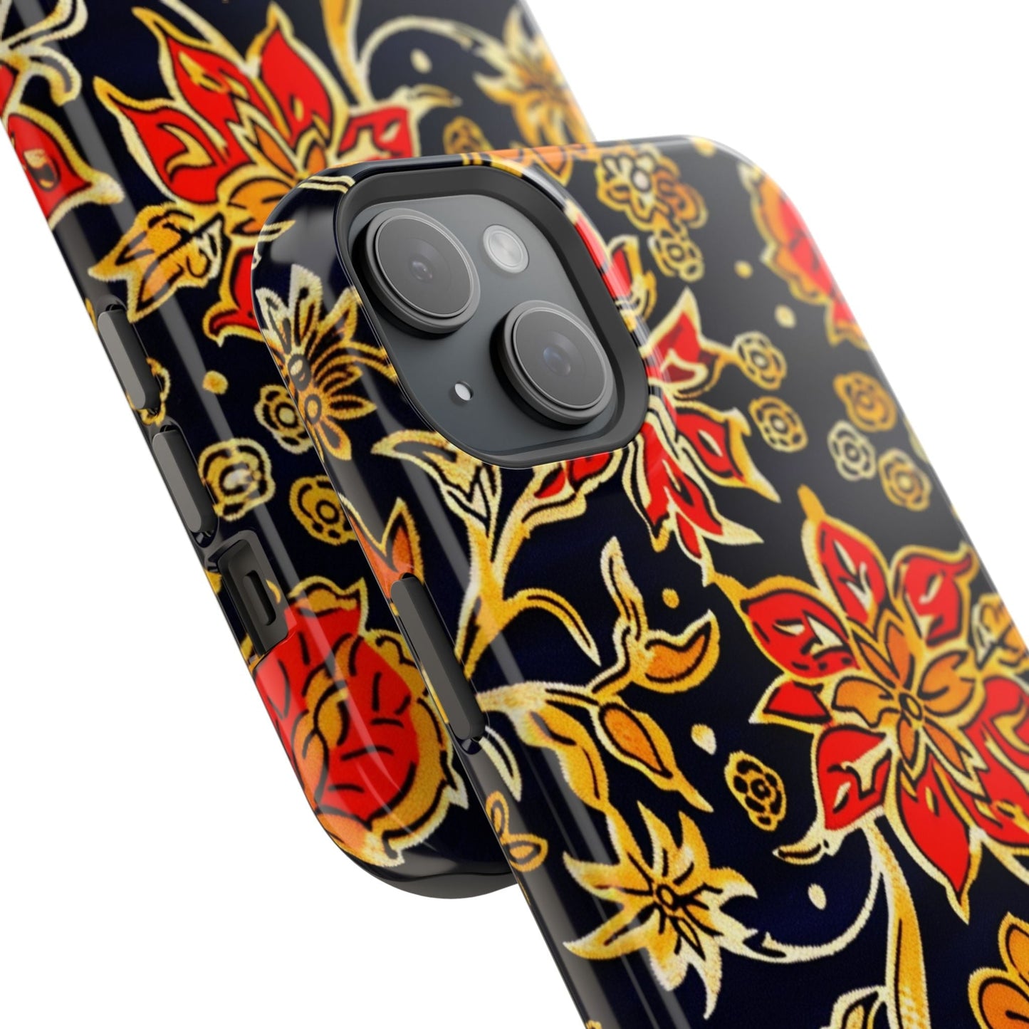 Floral Baroque Magnetic Impact Phone Case - DIGITAL X
