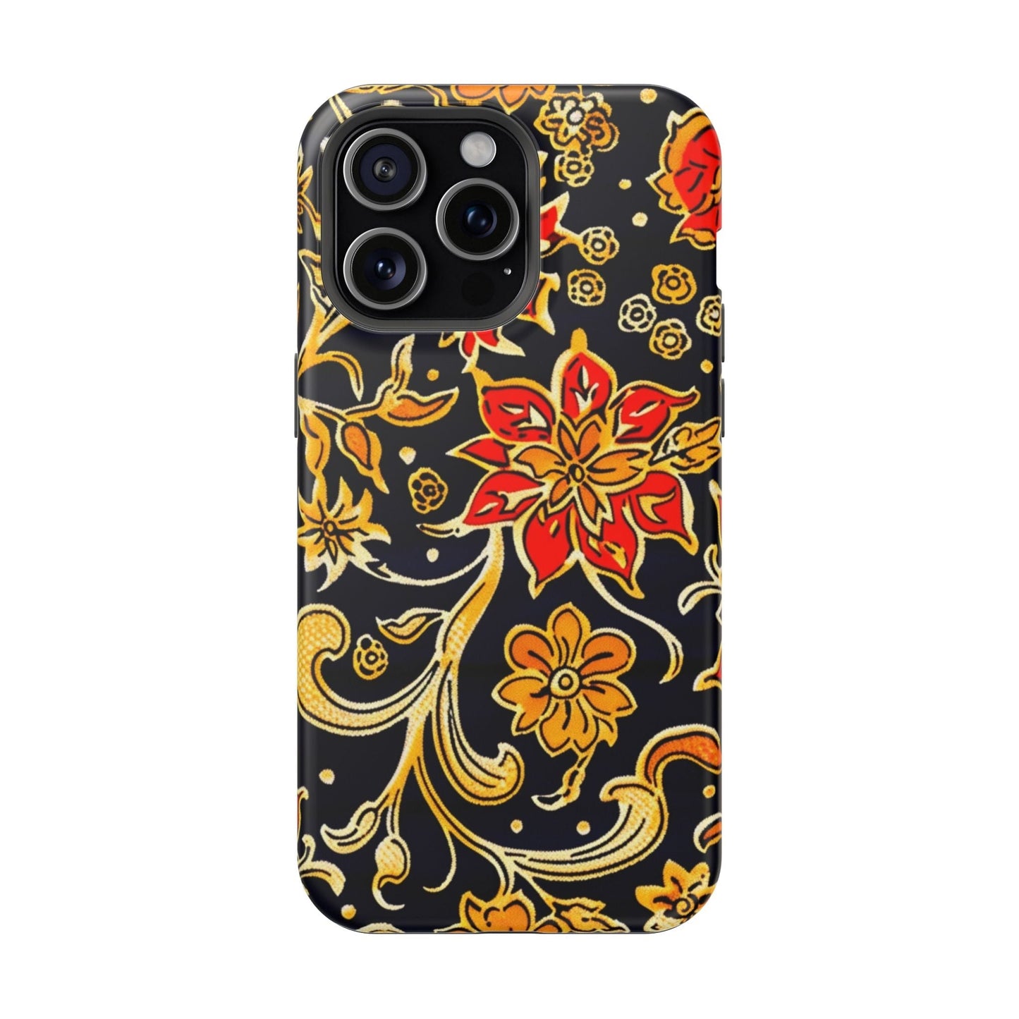 Floral Baroque Magnetic Impact Phone Case - DIGITAL X