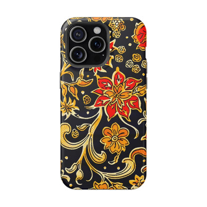 Floral Baroque Magnetic Impact Phone Case - DIGITAL X