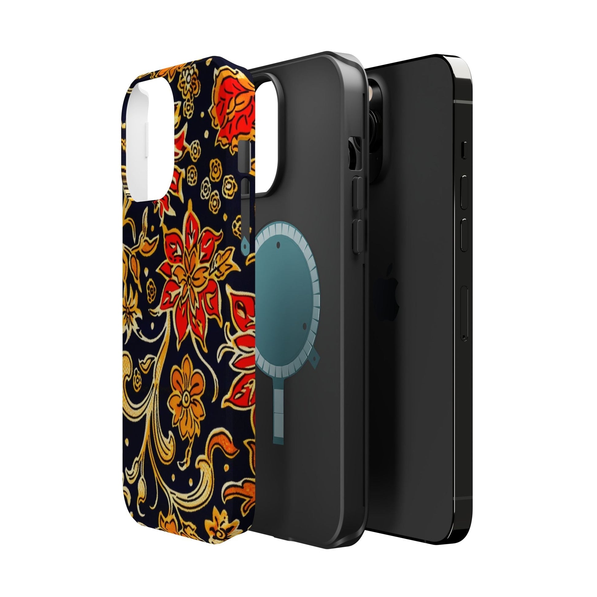 Floral Baroque Magnetic Impact Phone Case - DIGITAL X