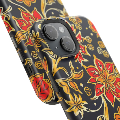 Floral Baroque Magnetic Impact Phone Case - DIGITAL X