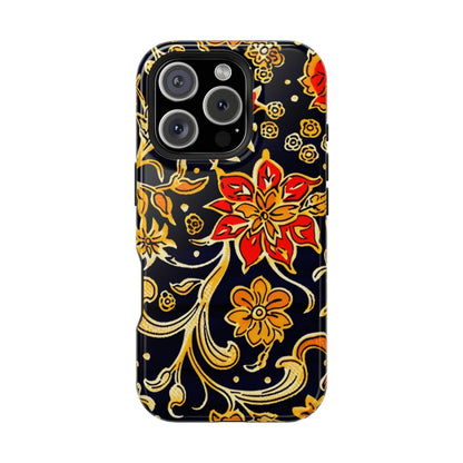 Floral Baroque Magnetic Impact Phone Case - DIGITAL X