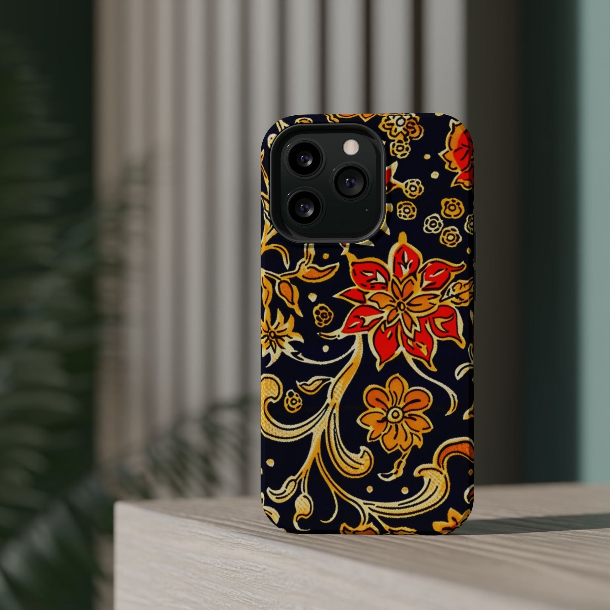 Floral Baroque Magnetic Impact Phone Case - DIGITAL X