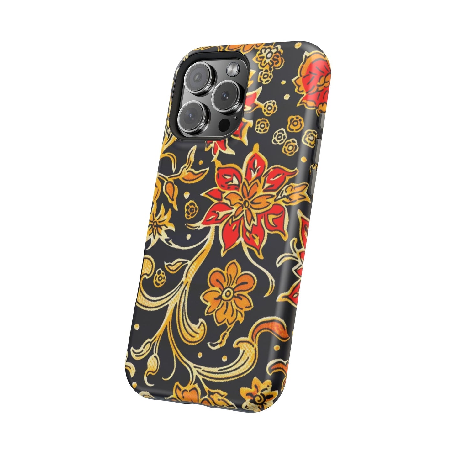 Floral Baroque Magnetic Impact Phone Case - DIGITAL X