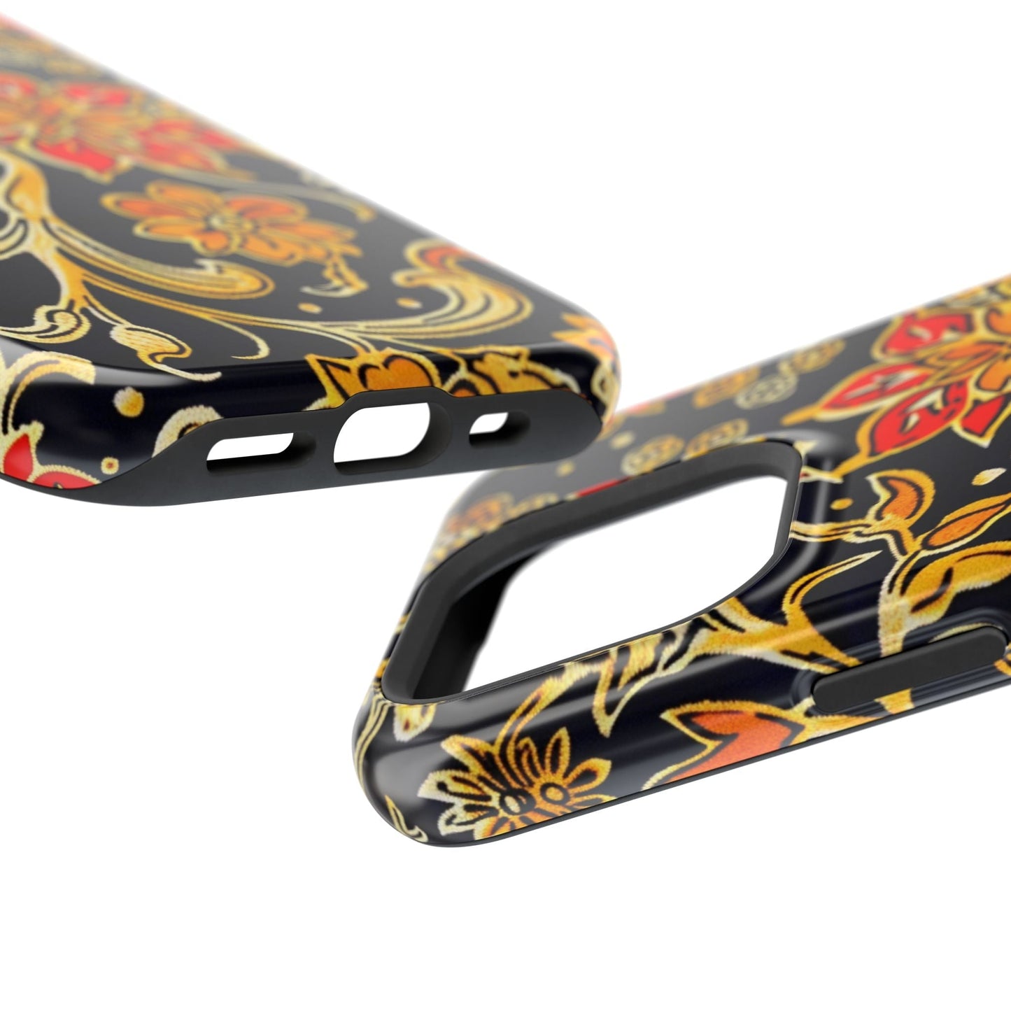 Floral Baroque Magnetic Impact Phone Case - DIGITAL X