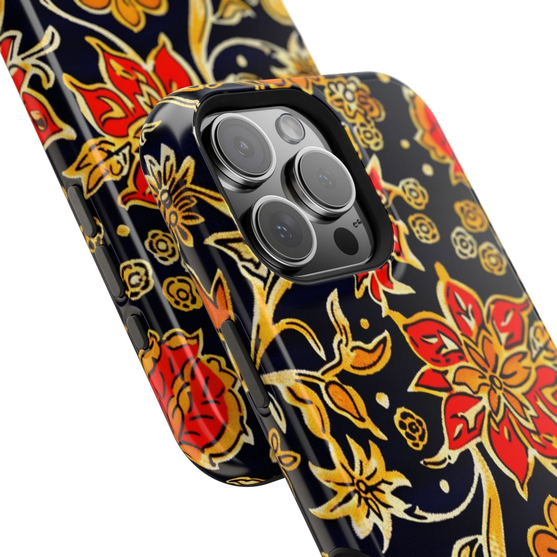 Floral Baroque Magnetic Impact Phone Case - DIGITAL X