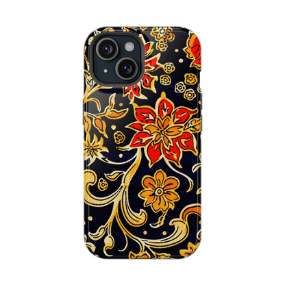 Floral Baroque Magnetic Impact Phone Case - DIGITAL X