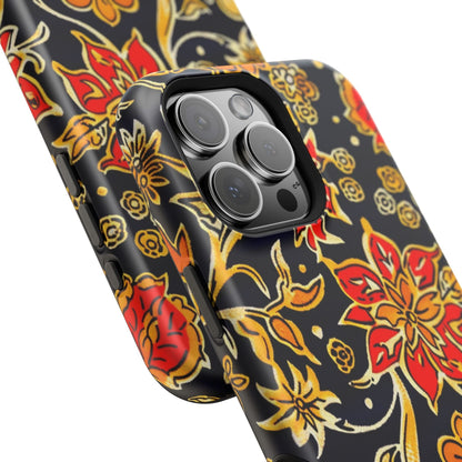 Floral Baroque Magnetic Impact Phone Case - DIGITAL X