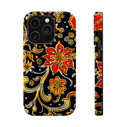 Floral Baroque Magnetic Impact Phone Case - DIGITAL X
