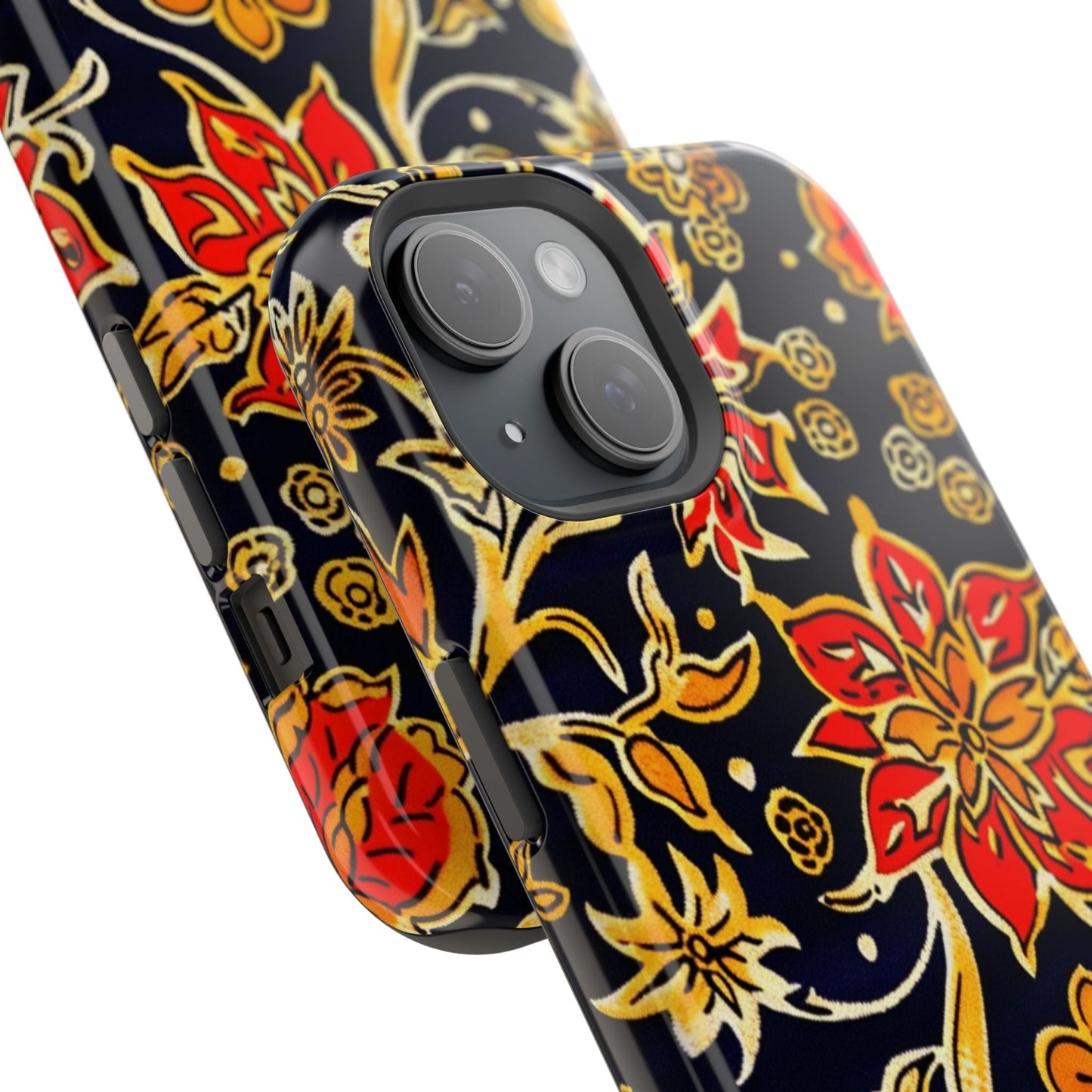 Floral Baroque Magnetic Impact Phone Case - DIGITAL X
