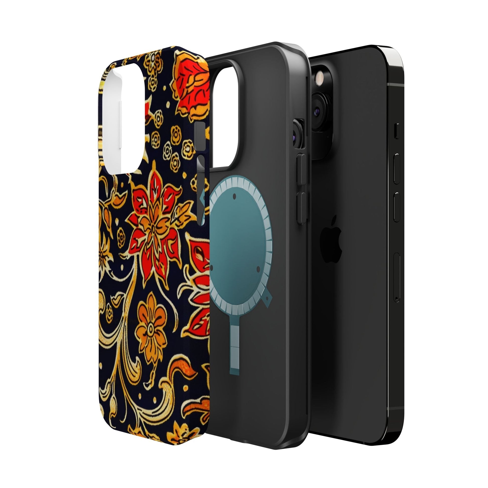 Floral Baroque Magnetic Impact Phone Case - DIGITAL X