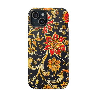 Floral Baroque Magnetic Impact Phone Case - DIGITAL X